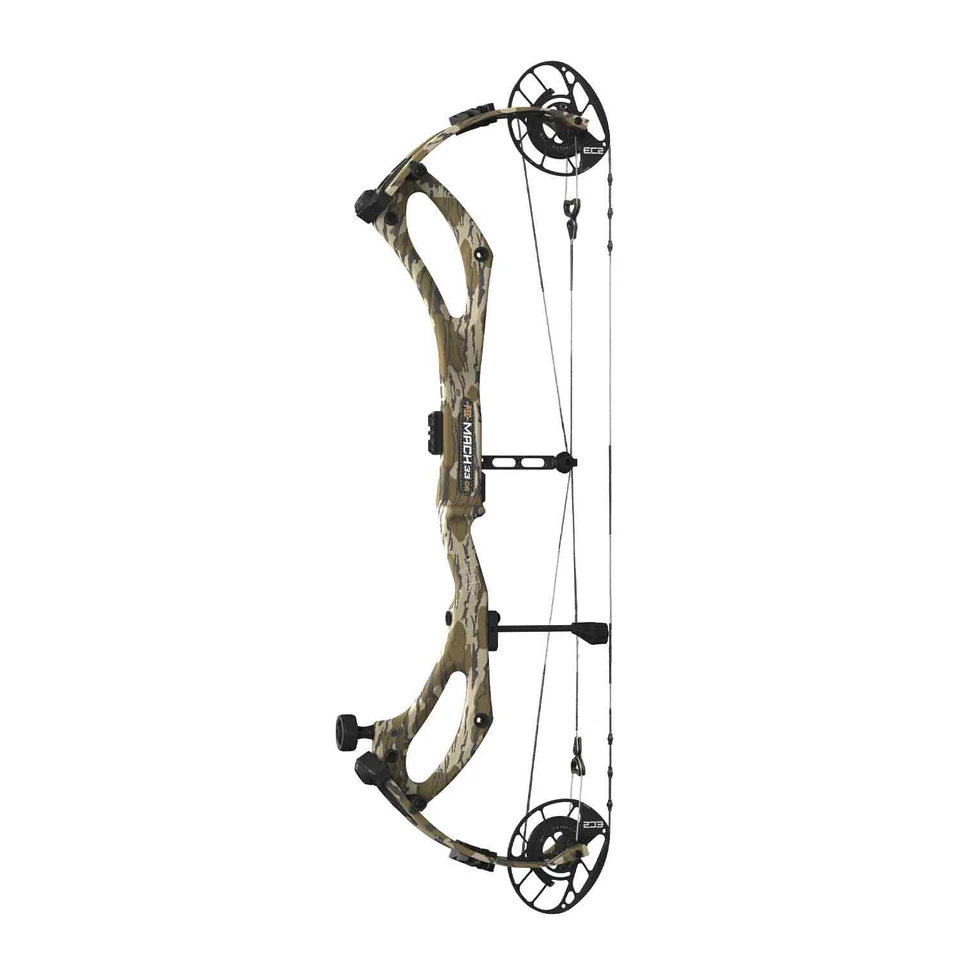 2025 PSE Mach 33 RH  70# EC2 MO BOTTOMLAND Camo Carbon Hunting Bow New - Image 1 of 1