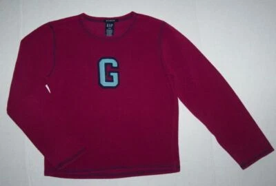 ДЕВОЧКИ GAP LS ФЛИС ВЕРХНИЙ РАЗМЕР M фиолетовый 28» груди - Изображение 1 из 2