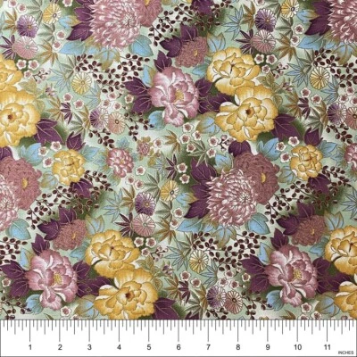 Imperial Collection Floral Robert Kaufman Fabric for Quilt, Craft, Sew | 22"x44" - Image 1 of 2
