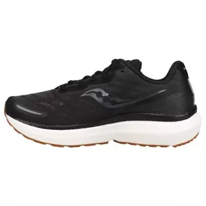 Saucony Women's Triumph 19 Running Shoe, Black/Gum, 6 Sz_6_Black/Gum - Picture 1 of 5