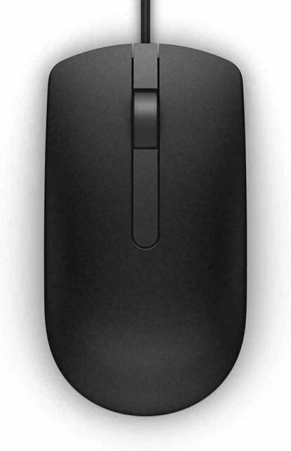 Dell D-MS116 USB Wired Optical Mouse - Black - Image 1 of 1
