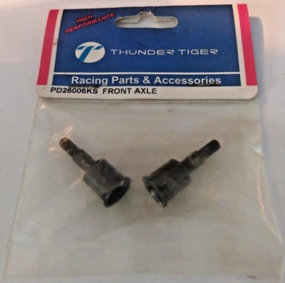 Thunder Tiger Racing Parts PD26006KS eje delantero para chacal Foto 1 de 2