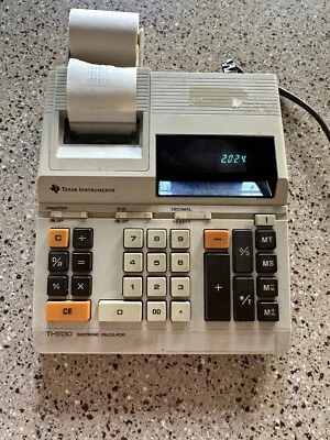 Texas Instruments TI-5130 Electronic Printing Calculator Powers up, UnTested - Image 1 of 4