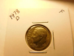 1978-D-Roosevelt Dime-Very Good to Xtra Fine Condition - Picture 1 of 2