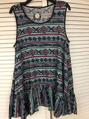 Double D Ranch Arizona Highways Serape Southwestern Small Sleeveless Top NWOT1 - Image 1 of 3