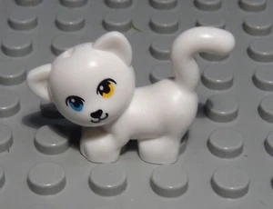 Lego Figur Tier Katze Weiss