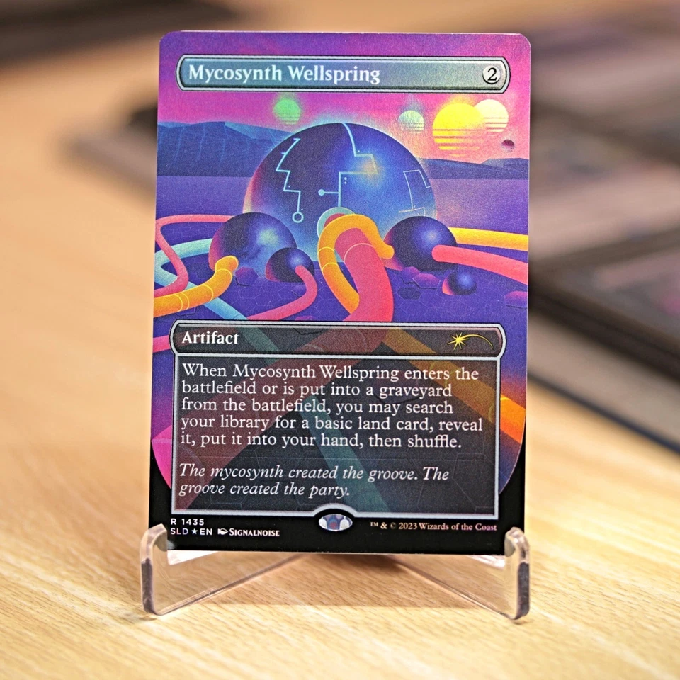 Mycosynth Wellspring R FOIL #1435 | SLD Secret Lair Drop Mycosynthwave | MTG - Image 1 of 1