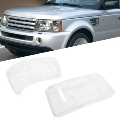 For Land Rover Range Rover Sport 2006-2009 Headlight Headlamps Lens Cover Pair - Изображение 1 из 4