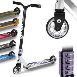Stunt Scooter Kinder Erwachsene 2 Rad Kick Roller Tretroller Stuntroller weiß - Bild 1 von 6