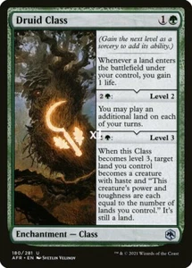 MTG Foil Adventures in the Forgotten Realms AFR Druid Class MINT - Picture 1 of 1