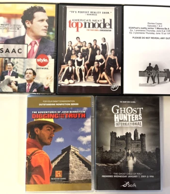 Reality TV DVDs Top Model Isaac Digging for Truth Ghost Hunters Try My Life Soap Foto 1 de 4