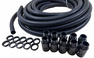 Flexicon 20mm Black Flexible Conduit Contractor Pack 10M & 10 Glands FPP-CP20B