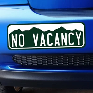 Large No Vacancy - Colorado Laminated Vehicle Bumper Sticker - Foto 1 di 1