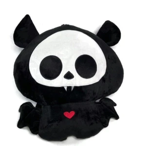 Skelanimals Backpack Diego the Bat Plush Black Dead Skull Goth Emo Cosplay NEW - Picture 1 of 9