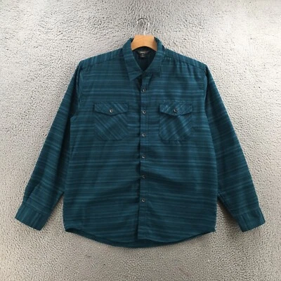 Camisa Royal Robbins Abotonada Para Hombres XL Ajuste Regular Verde Azulado Manga Larga Cuello Informal Foto 1 de 4