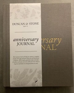 Anniversary Journal By Duncan & Stone Taupe Wedding Journal Book For Couples - Picture 1 of 2