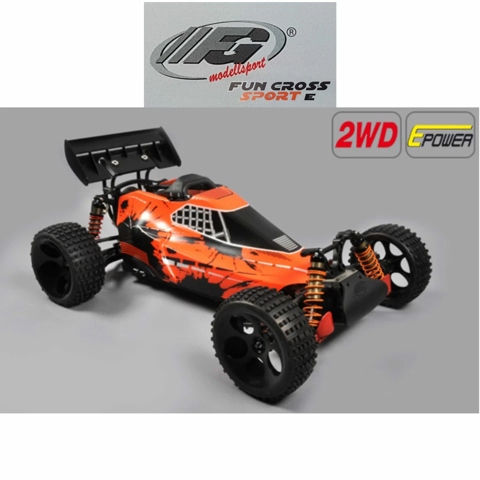 FG Modellsport 1:6 Fun Cross Sport E Brushless Buggy 2WD Elektromotor lackiert - Bild 1 von 4