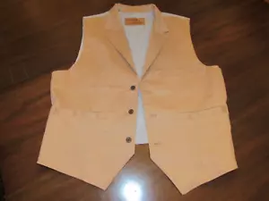 Chaleco Nifty Genius Para Hombre Grande Nuevo con Etiquetas $150 Caqui Tostado - Imagen 1 de 4