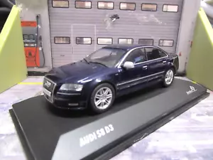 AUDI A8 S8 D3 Quattro Berlina blu notte blu 2010 Solido 1:43 - Foto 1 di 5