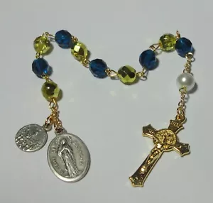 Our Lady of Beauraing & Banneux Single Decade Rosary - Two Belgium Apparitions - Picture 1 of 4