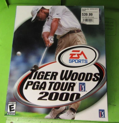 EA Sports Tiger Woods PGA Tour 2000 PC CD-ROM Big Box NEW SEALED Michael Jordan - Image 1 of 4