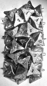 FIshing Sinker Star 4oz x 44pcs FREE Postage Australia Wide - Picture 1 of 1