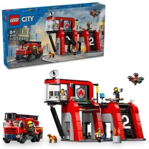 Lego - CASERMA DEI POMPIERI E AUTOPOMPA - 60414 - Foto 1 di 5