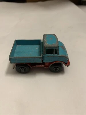 LESNEY MATCHBOX NO. 49 MERCEDES UNIMOG LIGHT TRUCK - SUPERFAST - Used Condition - Image 1 of 4