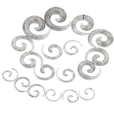 Kits de estiramiento de tapón cónico de oreja de búfalo espiral acrílico de 12-18 piezas 14G-00G Foto 1 de 4