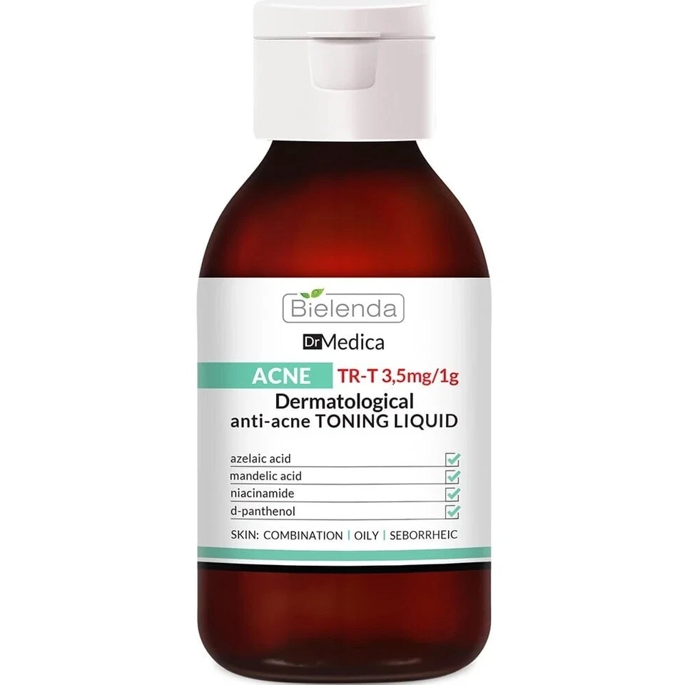 Bielenda Dr Medica Dermatological Anti Acne Liquid Tonic for Face Cleavage 250ml - Image 1 of 1