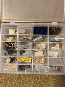 Large Lot Real Pearls And Gemstone Chips Beads Jewelry Making NEW