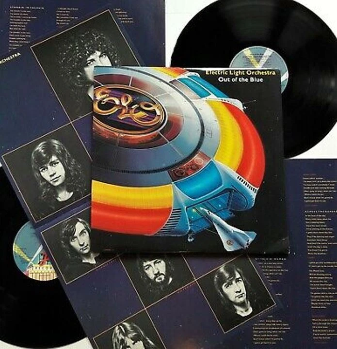 ELO Out Of The Blue 2 LP Gfold w Inners / Poster / Spaceship Insert NM 1977     - Image 1 of 1