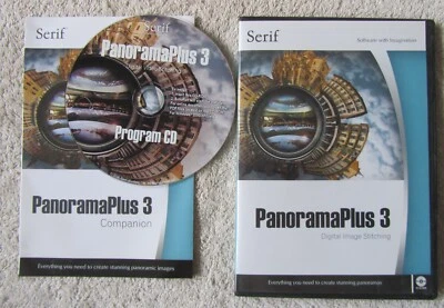 Serif PanoramaPlus 3 PC CD plus companion Booklet - digital image stitch 2006 - Image 1 of 4