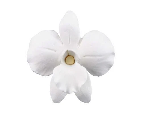 African Orchid Gumpaste  Sugar flowers wedding birthday cake decoration topper - image 1 of 1