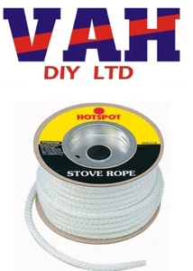 Stove Rope 6mm, 9mm, 12mm  x 1 to 25 meter Hotspot  - Picture 1 of 12