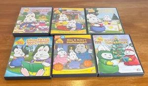 Nickelodeon Max & Ruby DVD Lot 6 Easter Springtime Summertime Halloween Christma - Imagen 1 de 3