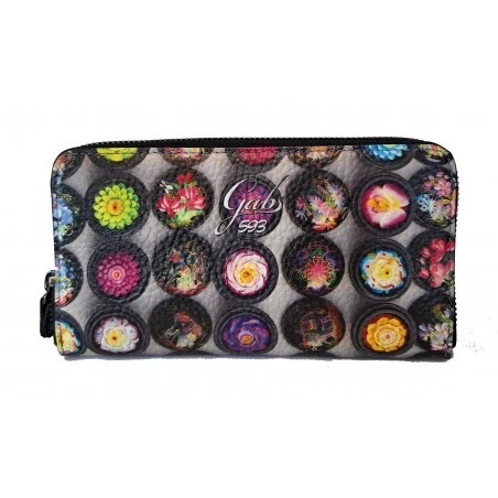 Portafoglio in pelle stampata Donna Gabs GMONEY17 "Piante Grasse"Made in Italy - Immagine 1 di 1