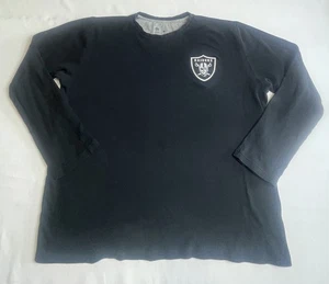 Las Vegas Raiders Shirt Mens XL Black NFL Football Long Sleeve Nike Team Apparel - Picture 1 of 11