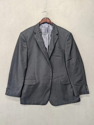 Blazer Joseph Abboud para hombre 100 % lana 2 botones negro • Chaqueta 50R Foto 1 de 4