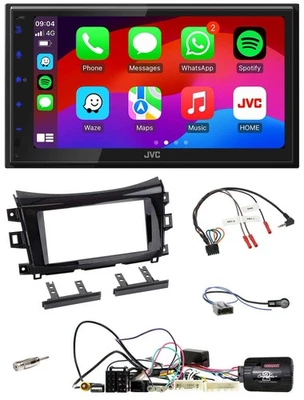 JVC Bluetooth USB Lenkrad 2DIN DAB Autoradio für Nissan Navarra D231 2016-2022 - Bild 1 von 4