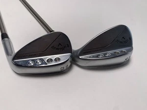 Juego de cuñas Callaway Jaws cromadas crudas 52* 10 | 56* 12 cuña de retroceso F1 damas diestro - Imagen 1 de 7
