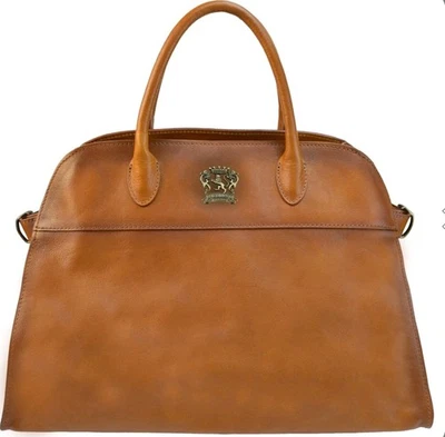 Pratesi Gran Margot Bag Tote Brown B548 Includes Dust Cover Crossbody Strap NWT - Image 1 of 4