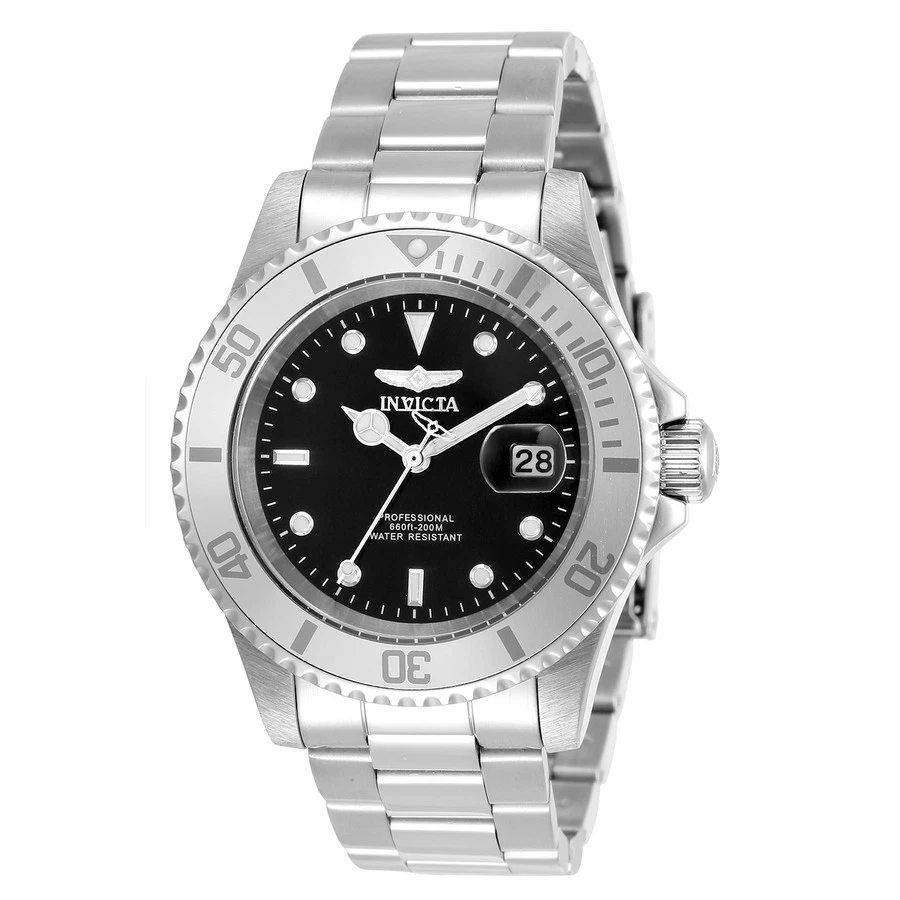 Invicta Pro Diver Quartz Black Dial Men's Watch 34022 Foto 1 de 1