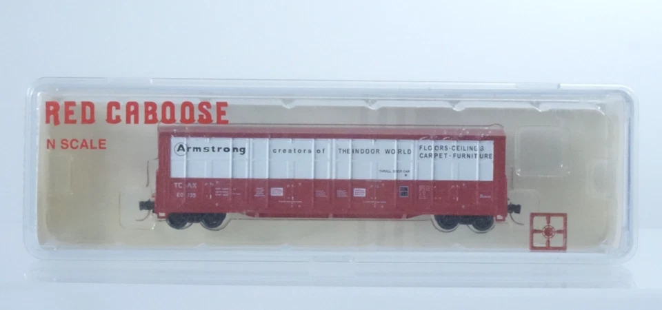 NOS Red Caboose ARMSTRONG 20135 N Scale Thrall Box Car - RN-17404-4 - Image 1 of 4