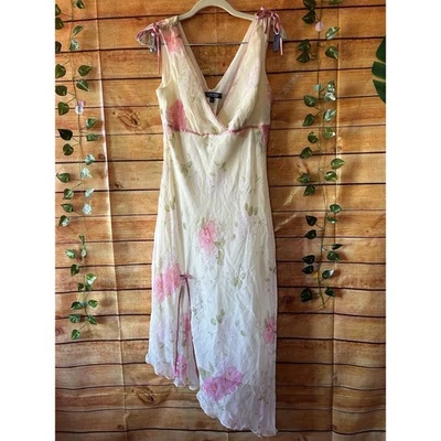 Y2K Rampage фея цветочный асимметричный пастель красивое платье РЕДКАЯ новый с Ярлыками размер 11 - Изображение 1 из 4