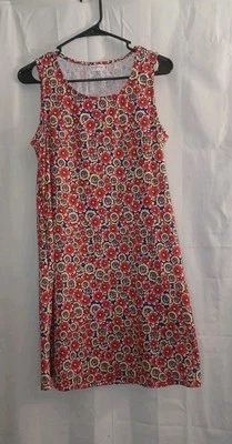 Simple Fun Women's Summer Floral Sundress Pockets Size M - Image 1 of 4