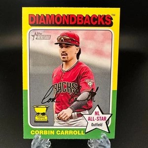 2024 Topps Heritage Corbin Carroll #372 Arizona Diamondbacks - Picture 1 of 2