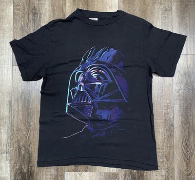Vtg 90s Darth Vader T-Shirt Star Wars Lucas Film Youth XL Men's Small Big Print - Image 1 of 4