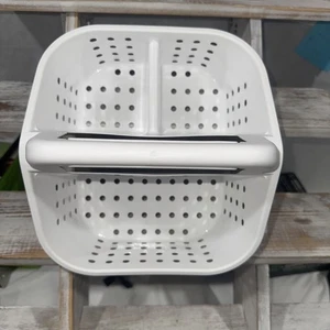 Robuster kleiner tragbarer Duschwagen Frost Kunststoff Badezimmer Büro Aufbewahrung - Bild 1 von 4