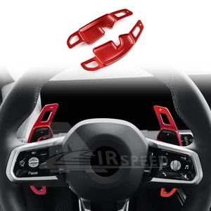 Steering Wheel Shift Paddles Red Aluminium For BMW X3 G45 2025 X1 U11 2023-2025 - Picture 1 of 8